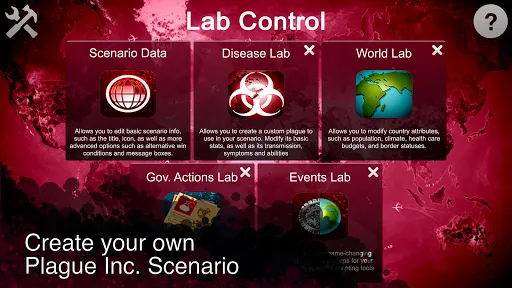 Captures d'écran de Plague Inc: Scenario Creator