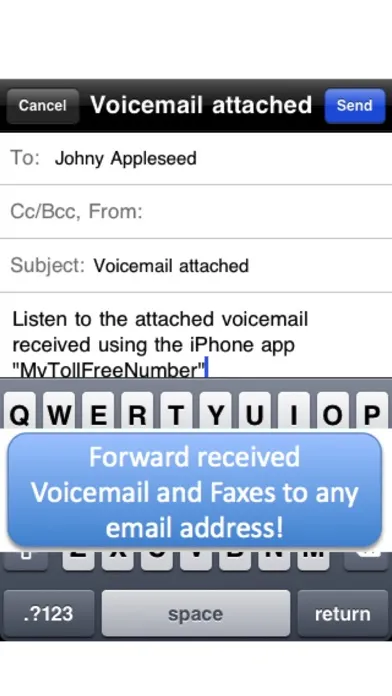 My Toll Free Number + Fax, VM Screenshots