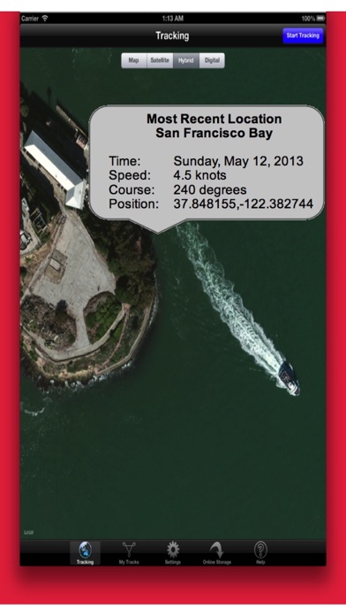 Captures d'écran de Powerboat GPS Data Logger
