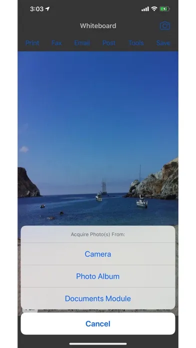 Wireless Whiteboard for iPhone 스크린샷