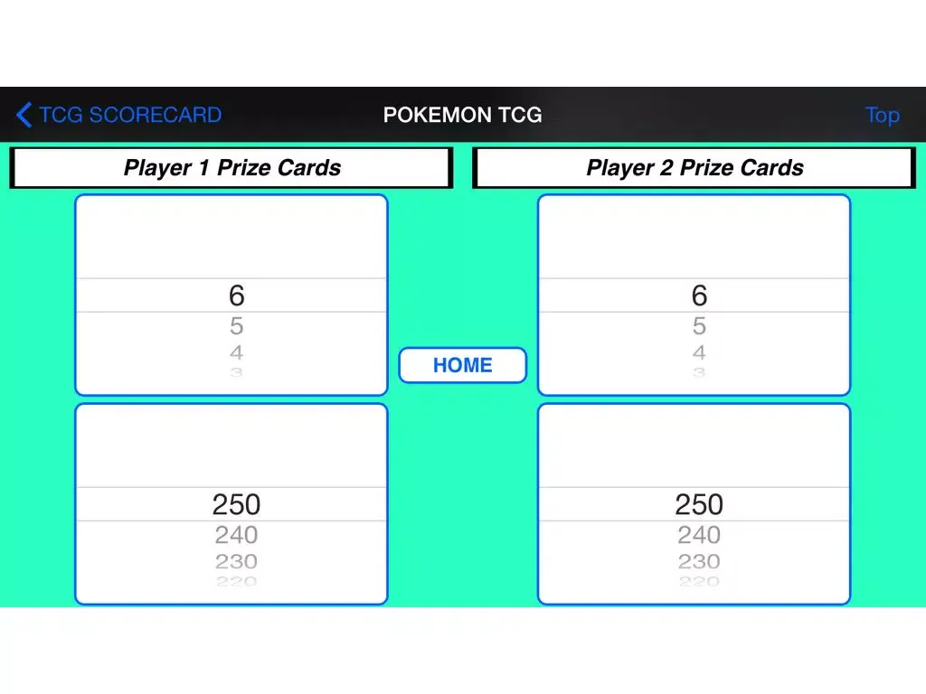 Tangkapan skrin TCG Scorecard iPad 