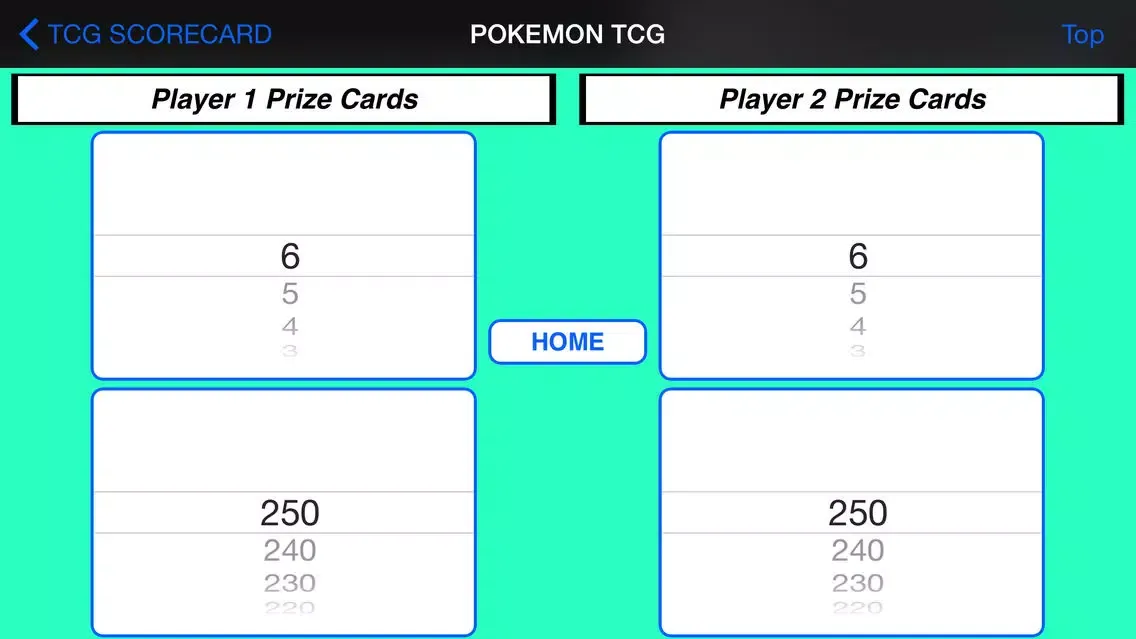 Tangkapan skrin TCG Scorecard