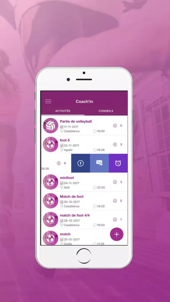 Coach'in by inwi Screenshots