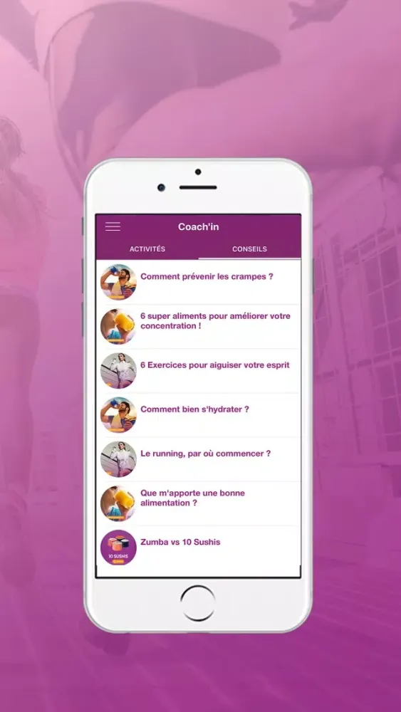 Coach'in by inwi Screenshots