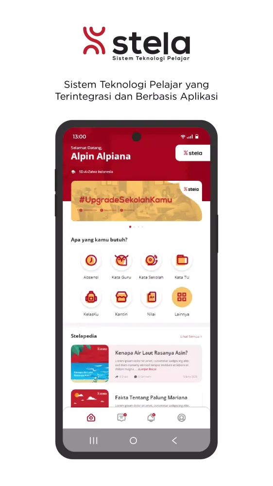 Tangkapan skrin Stela Indonesia
