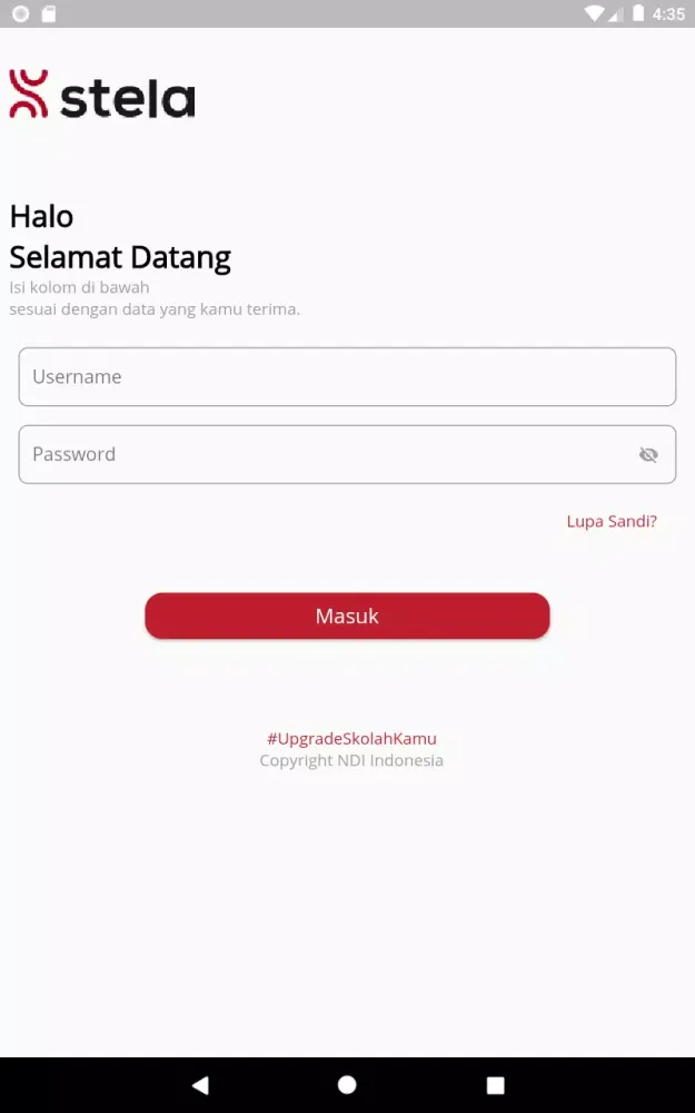 Tangkapan skrin Stela Indonesia