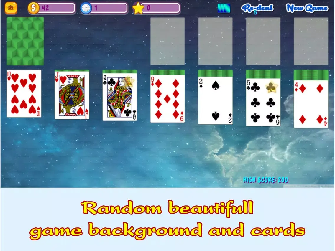 Ảnh chụp màn hình của Super Solitaire 2018 iPad 