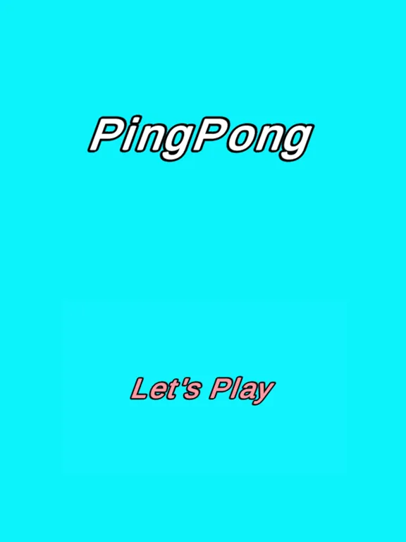 Ping Pong Tournament iPad 应用截图