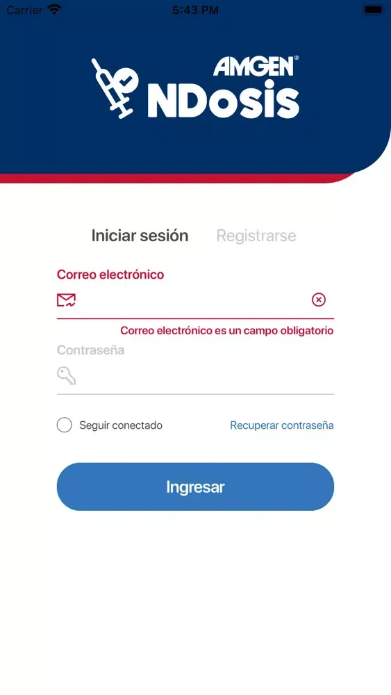 Capturas de tela do Amgen NDosis