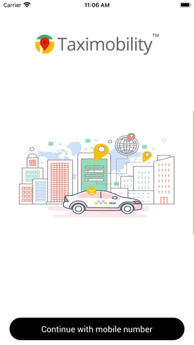 Capturas de tela do Taximobility Passenger
