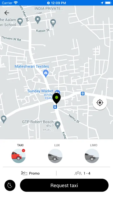 Capturas de tela do Taximobility Passenger