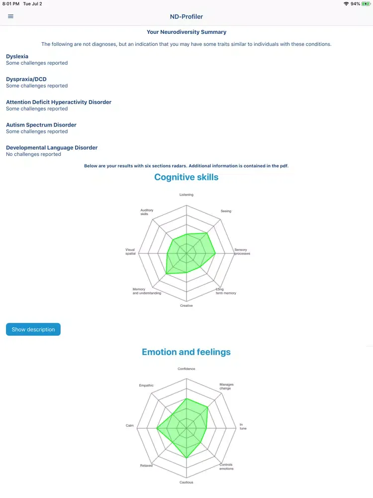 Neurodiversity App (ND-App) iPad 应用截图