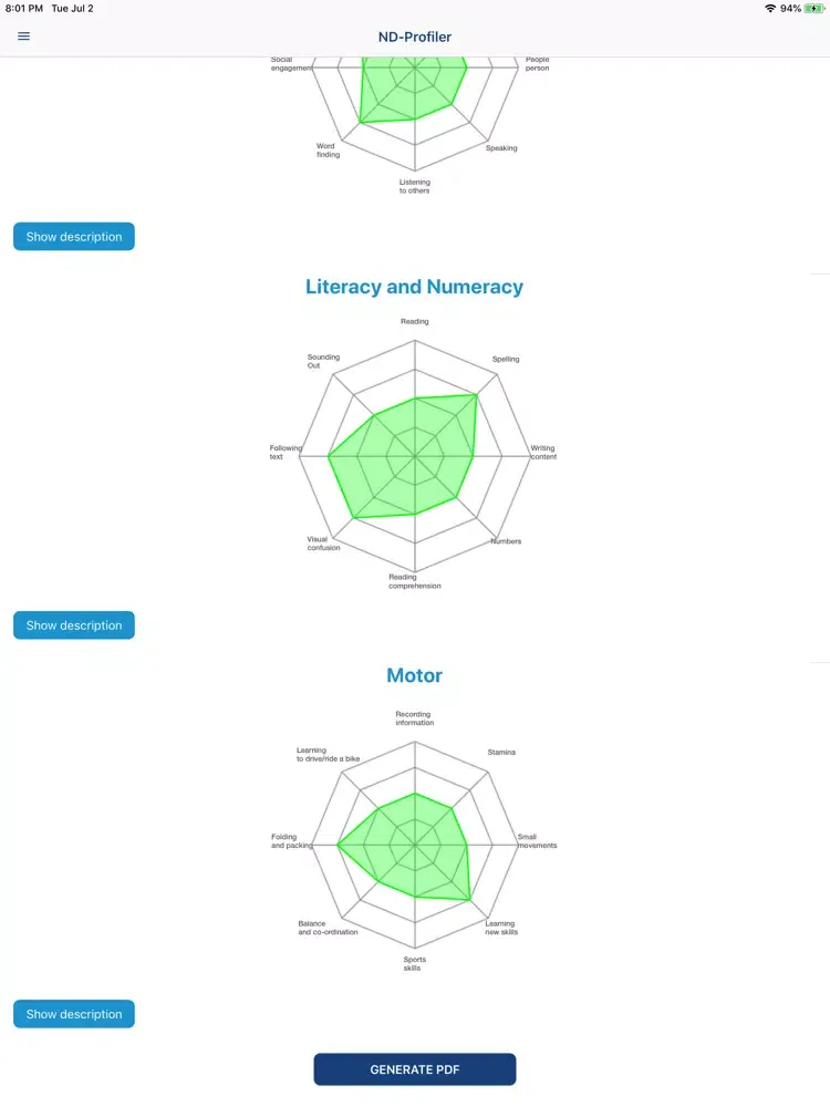 Neurodiversity App (ND-App) iPad 应用截图