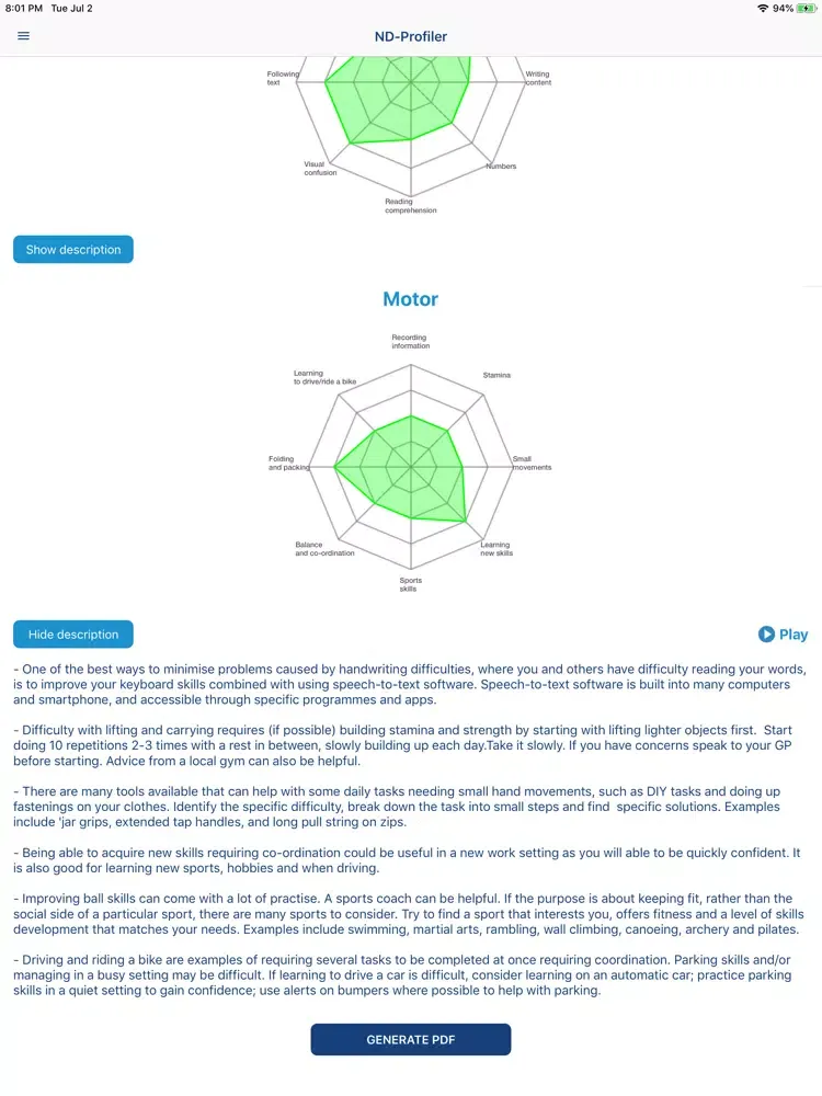 Neurodiversity App (ND-App) iPad 应用截图