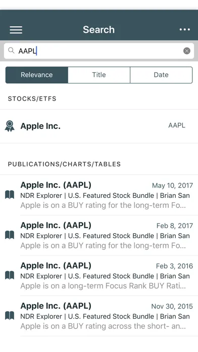 Mobile NDR Screenshots