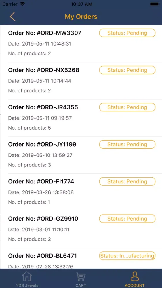 NDS Jewels Wholesale 스크린샷