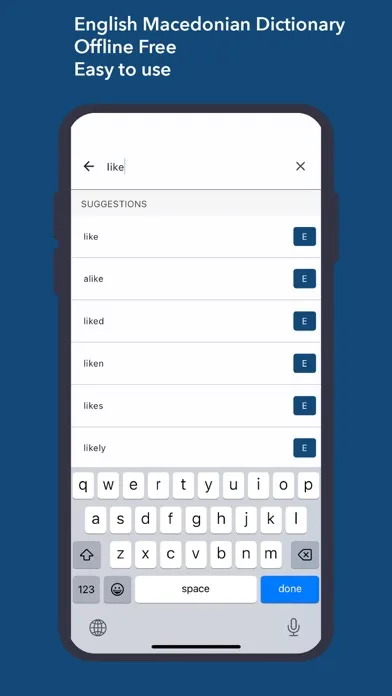 Dictionary English Macedonian应用截图