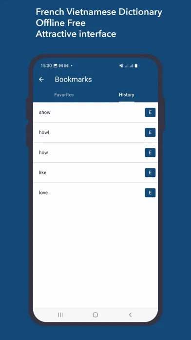 Dictionary French Vietnamese Screenshots