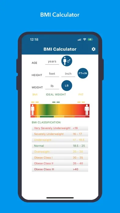 BMI Calculator - Healthy & Fit Ekran Görüntüleri