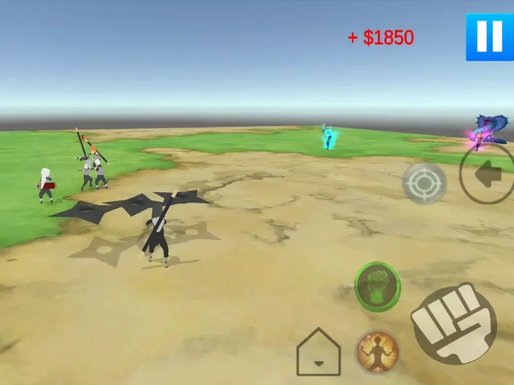 Capturas de pantalla de Stickman Ninja War 3D iPad 
