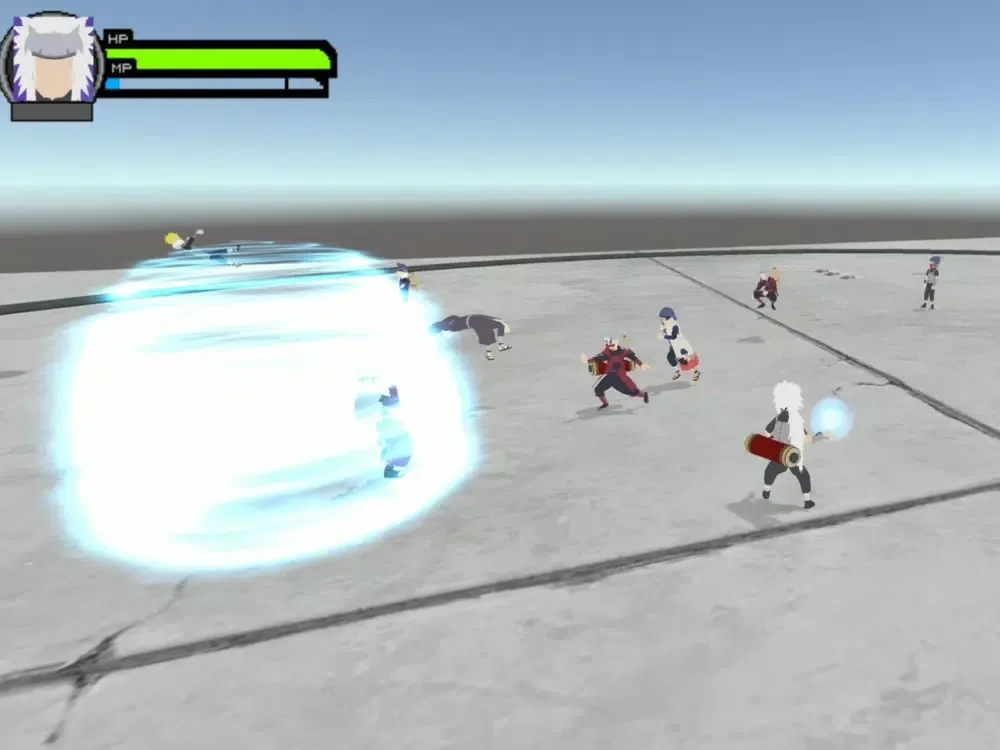 Capturas de pantalla de Stickman Ninja War 3D iPad 