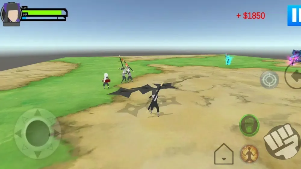 Capturas de pantalla de Stickman Ninja War 3D