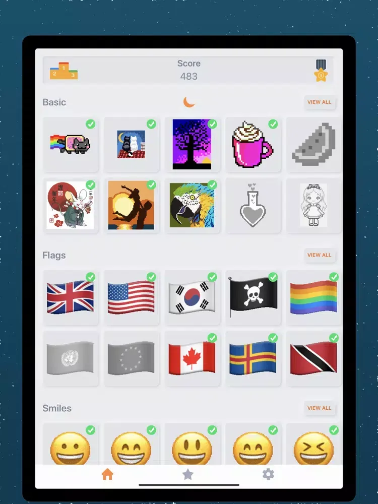 Magic Numbers: PixelArt iPad 应用截图