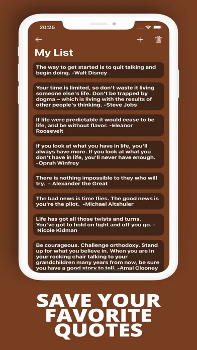 Tangkapan layar InspireMe - Daily Motivation
