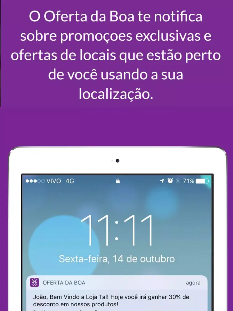 ภาพหน้าจอของ Oferta da Boa iPad 