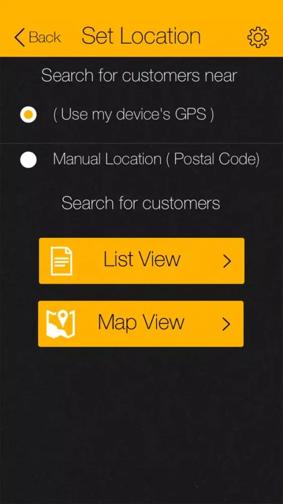 NearBy Customers应用截图