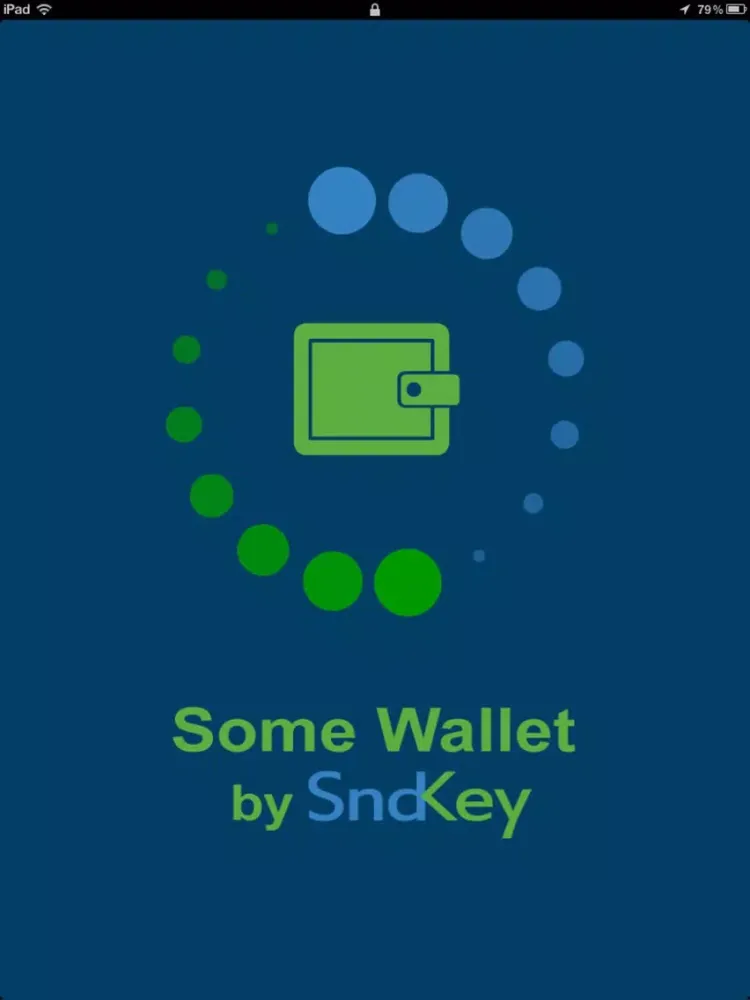 Tangkapan layar Some Wallet iPad 