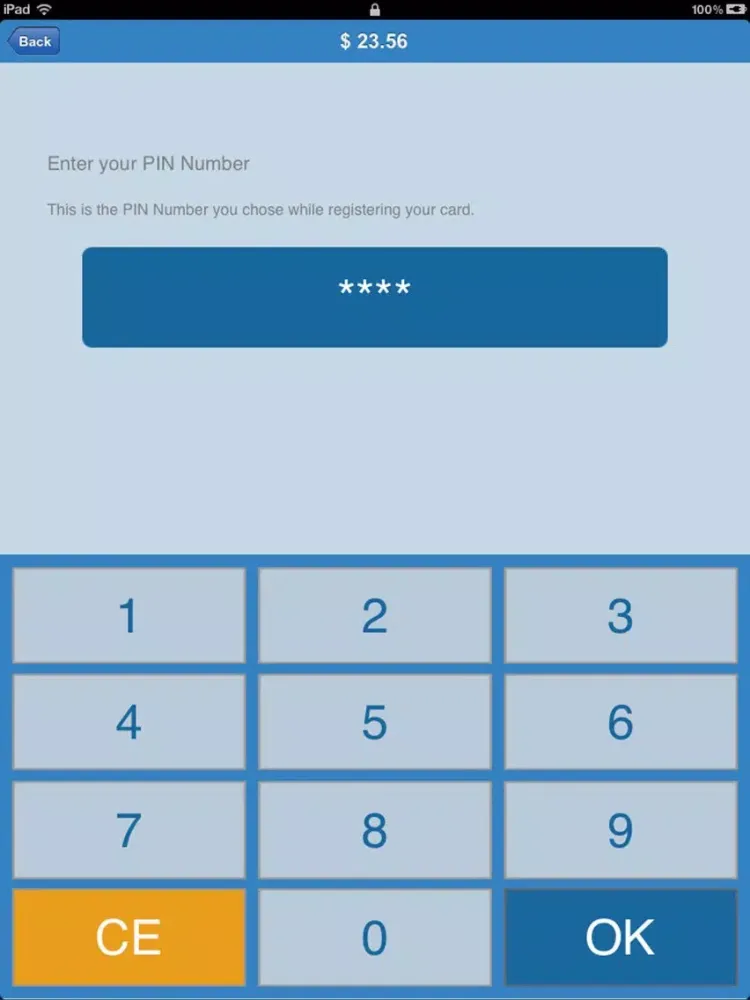 Tangkapan layar Some Wallet iPad 