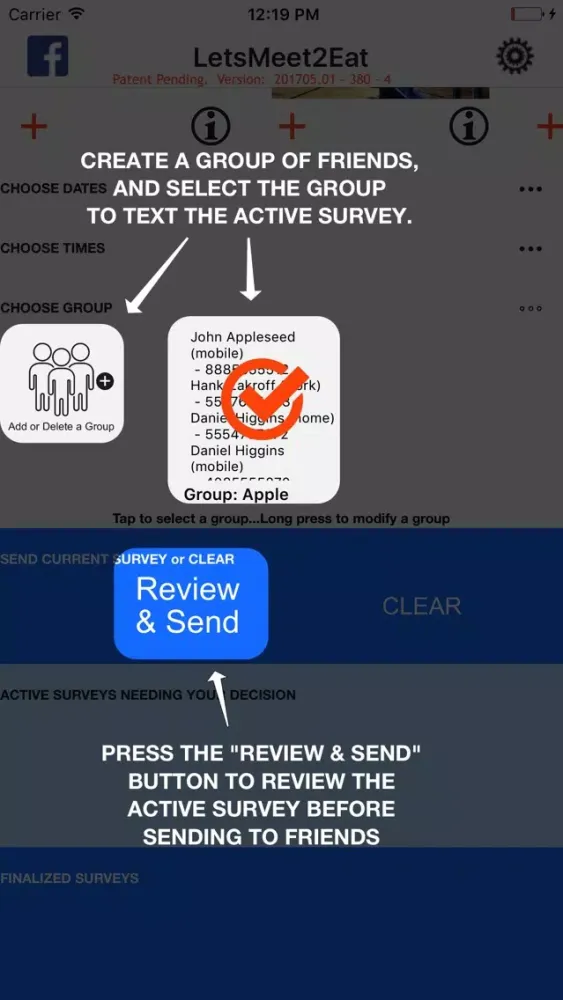 LetsMeet2Eat Screenshots