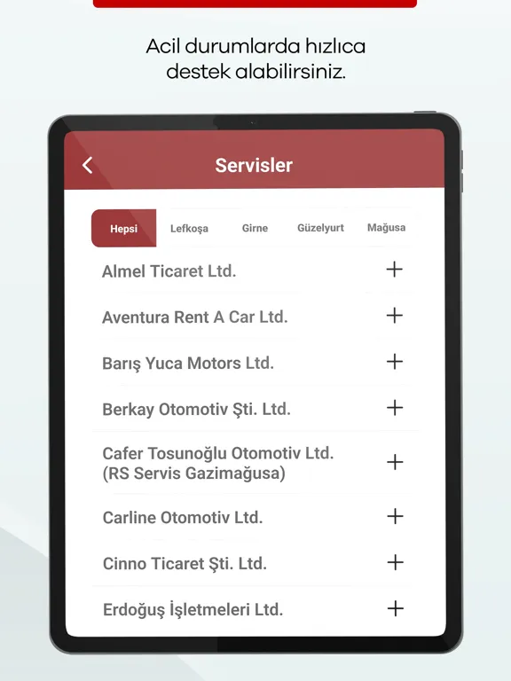 Screenshot di Cep Sigortam iPad 