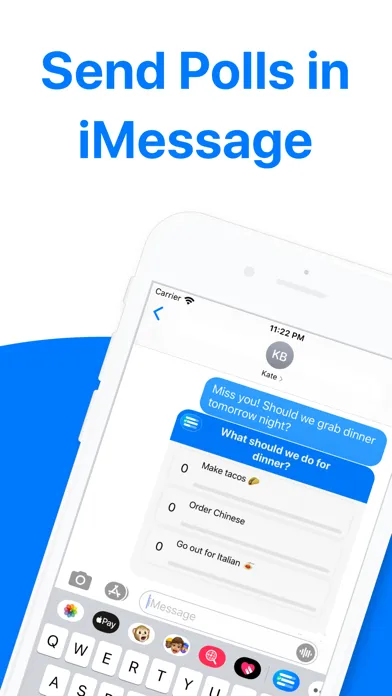 Polls for iMessage 스크린샷