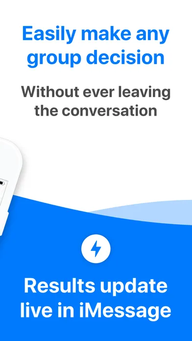 Polls for iMessage 스크린샷