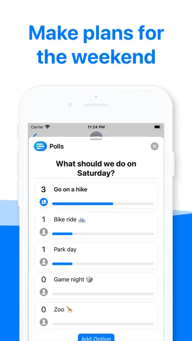Polls for iMessage 스크린샷
