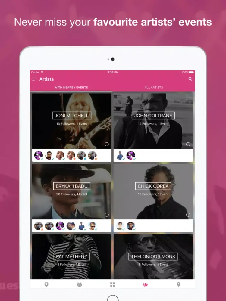 Capturas de pantalla de Nearify - Discover Events iPad 