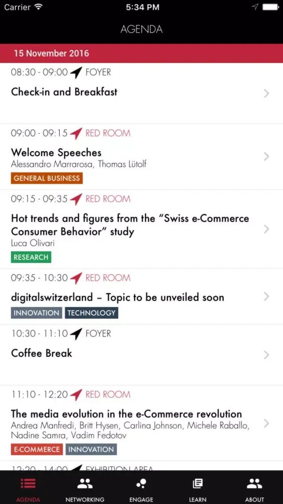 Screenshot di SeC16 - Swiss e-Commerce Conference 2016 Baden