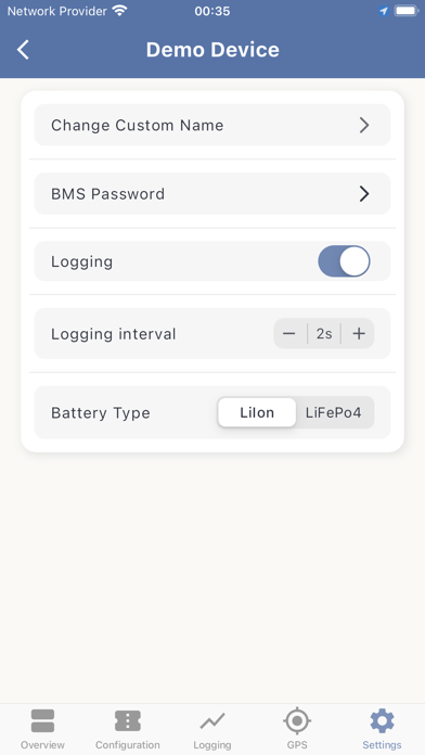 SmartBMS Utility سکرین شاٹس