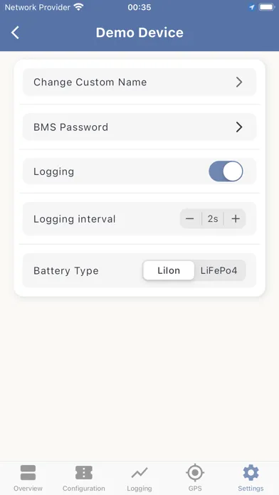 SmartBMS Utility スクリーンショット