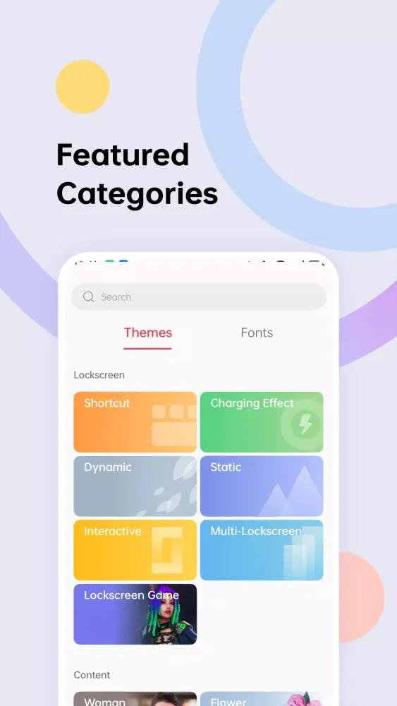 Ảnh chụp màn hình của Theme Store