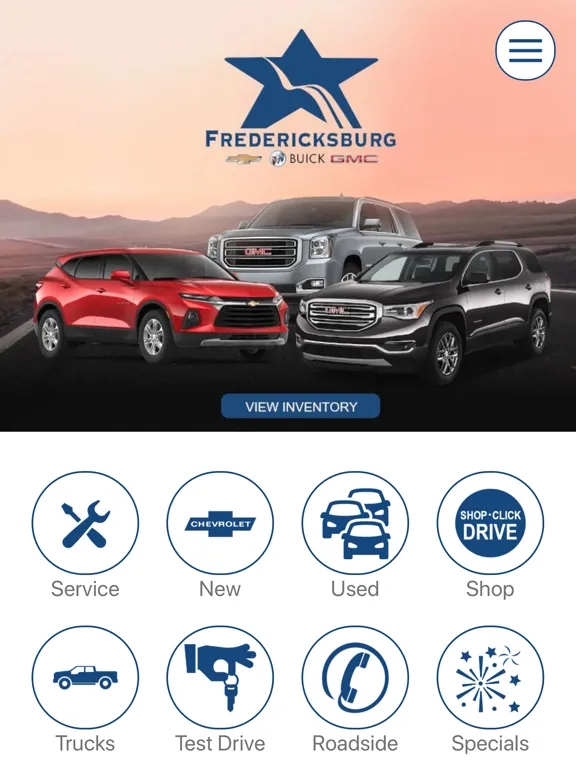 تصاویر Fredericksburg Chevrolet GMC iPad 