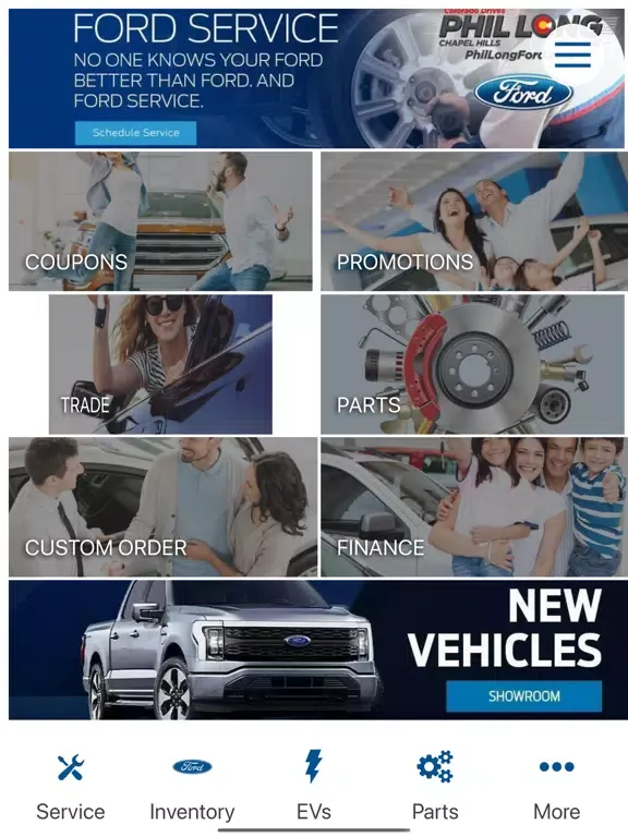 Screenshot di Phil Long Ford of Chapel Hills iPad 
