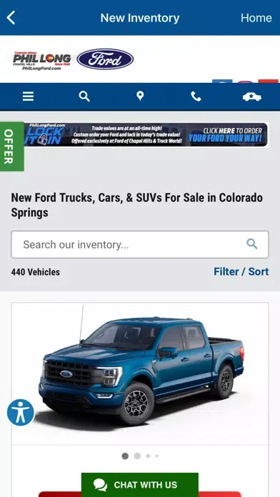 Screenshot di Phil Long Ford of Chapel Hills