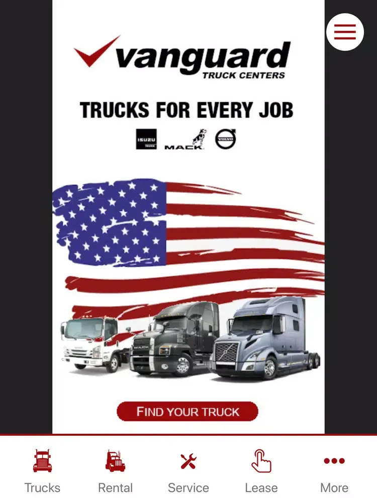 Zrzuty ekranu Vanguard Truck Centers iPad 
