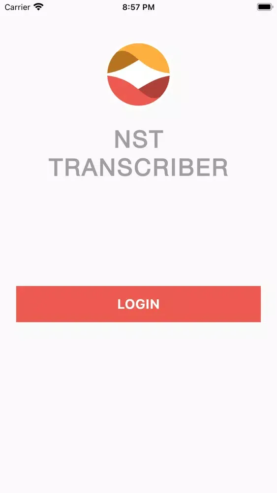 ภาพหน้าจอของ Transcriber NST