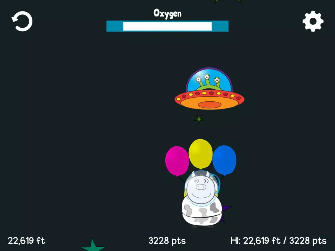 Capturas de tela do Cows in Space: Space-Ox iPad