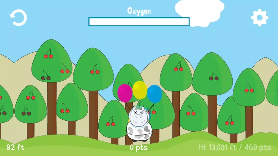 Capturas de tela do Cows in Space: Space-Ox