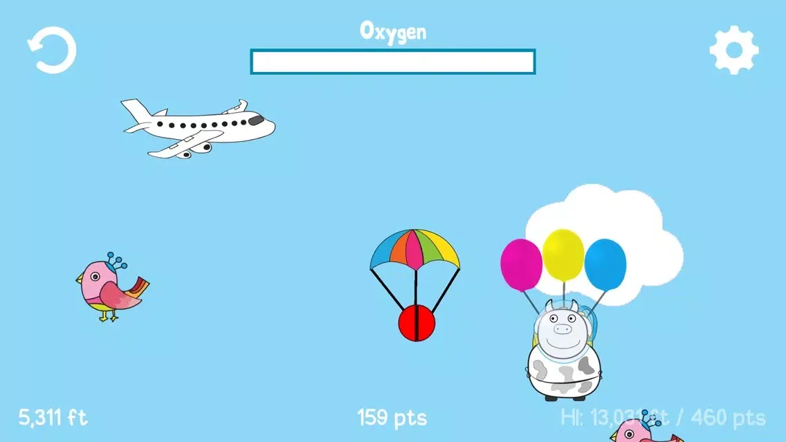 Capturas de tela do Cows in Space: Space-Ox